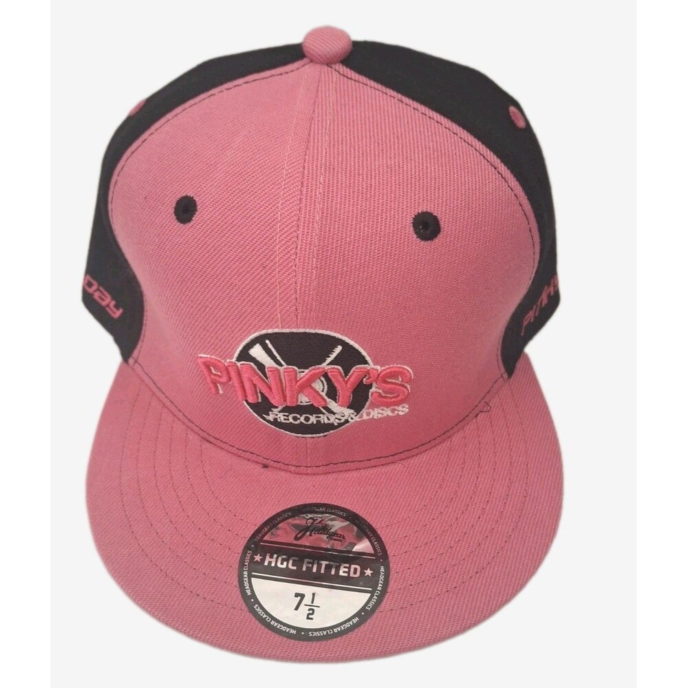 Headgear Classics Hat Fitted Pinky's Records Day Day Next Friday Pink Cap 7 1/2